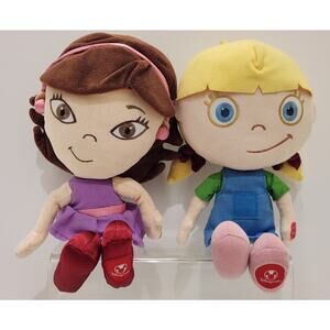 Disney Store Little Einstein Plush June And Annie No Voice Boxes/ Plush Only